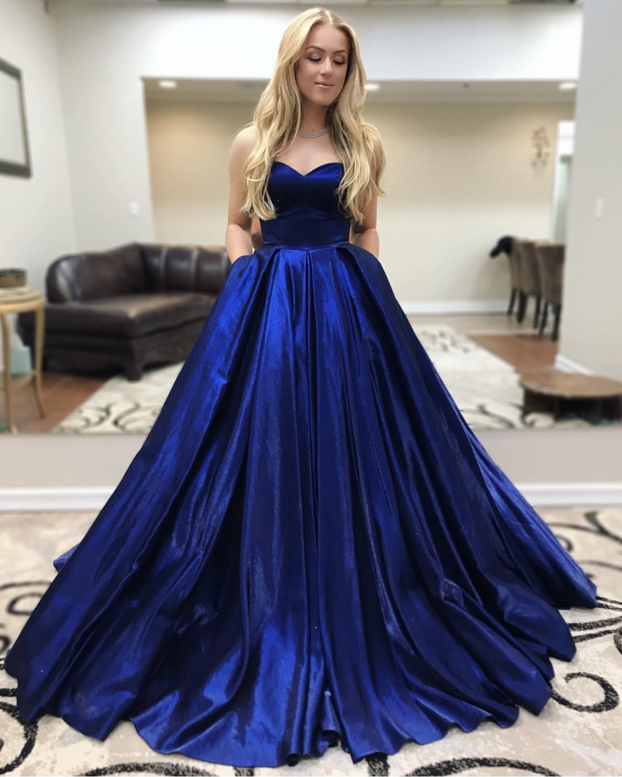 75 Long Royal Blue Long Dark Blue Prom Dresses