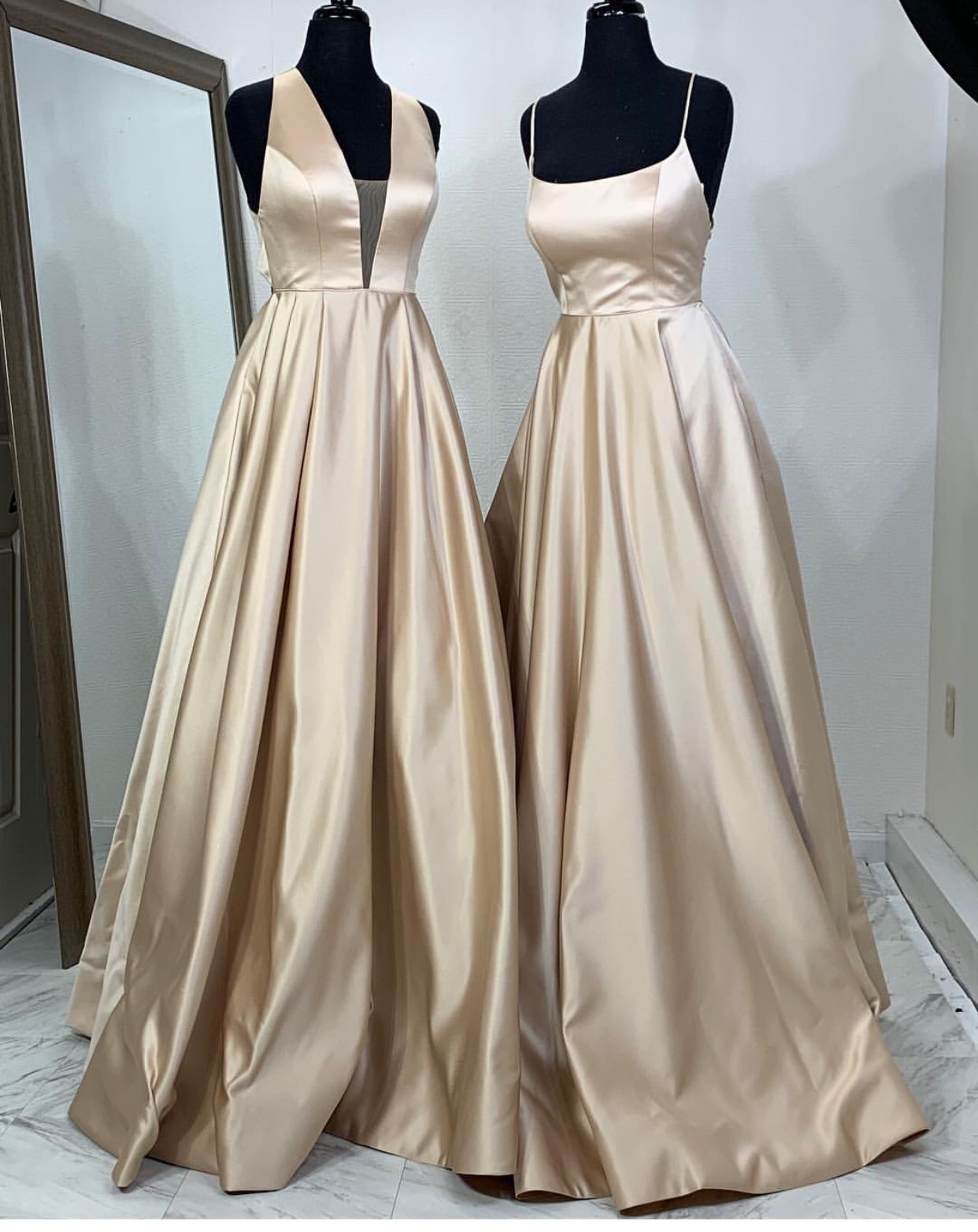 Halter Neck Prom Dresses 2019champagne Gold Evening Gownscross Back Long Prom Dresses On Luulla 5770